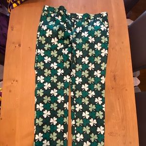 Loudmouth golf pants, St. Patrick’s Day